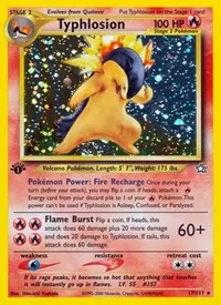 Typhlosion (17) | 017/111 | 1st Edition Holofoil | Neo Genesis