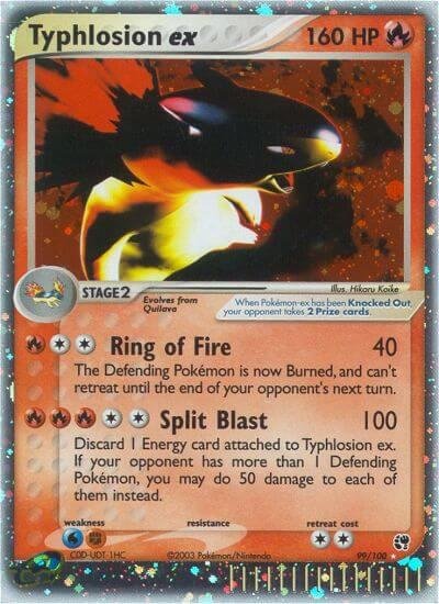 Typhlosion ex 99/100 Holofoil Sandstorm Typhlosion ex 99/100 Holofoil Sandstorm