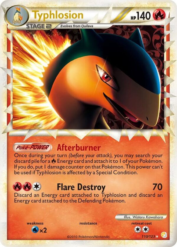 Typhlosion (Prime) 110/123 Holofoil HeartGold SoulSilver