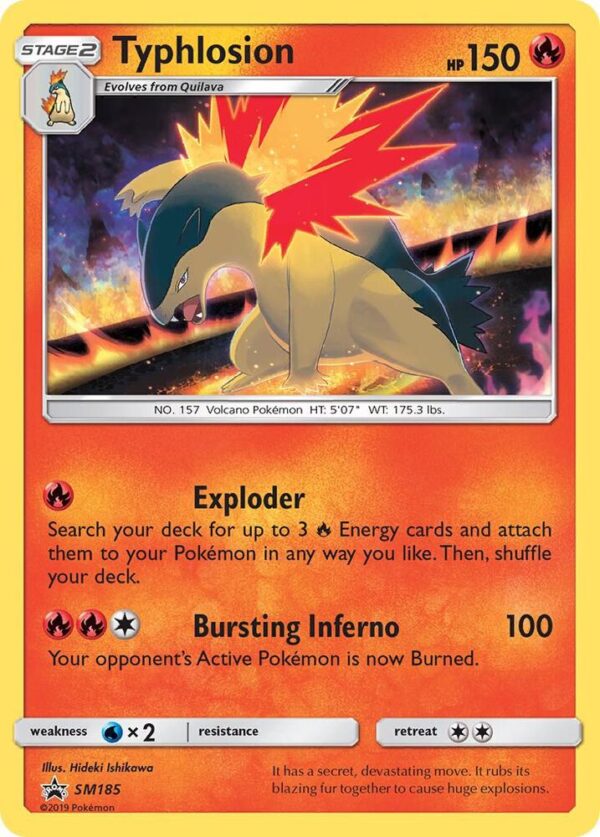 Typhlosion SM185 Holofoil SM Promos