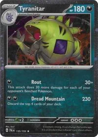 Tyranitar | 135/193 (Cosmo Foil) | Holofoil | Miscellaneous Cards & Products