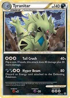 Tyranitar 26/95 (HGSS Unleashed) 026/095 Holofoil Deck Exclusives