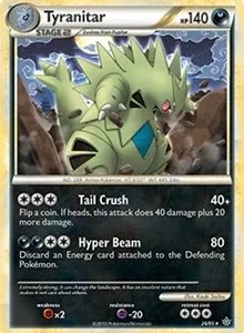 Tyranitar | 26/95 (HGSS Unleashed) | 026/095 | Holofoil | Deck Exclusives