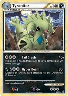 Tyranitar | 26/95 (HGSS Unleashed) | 026/095 | Holofoil | Deck Exclusives