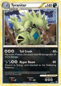 Tyranitar | 26/95 | Reverse Holofoil | Unleashed