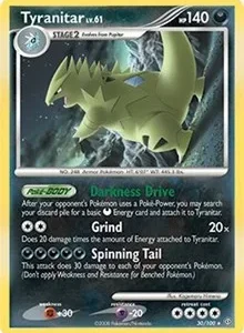 Tyranitar | 30/100 (DP Stormfront) | 030/100 | Holofoil | Deck Exclusives