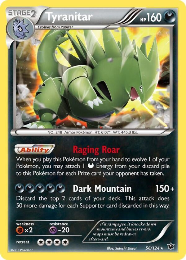 Tyranitar 56/124 Holofoil XY – Fates Collide