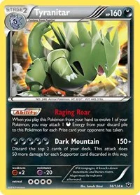 Tyranitar | 56/124 | Reverse Holofoil | XY - Fates Collide