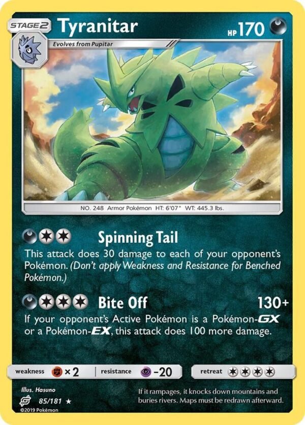 Tyranitar 85/181 Holofoil SM – Team Up