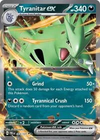 Tyranitar ex | 064/131 | Holofoil | SV: Prismatic Evolutions