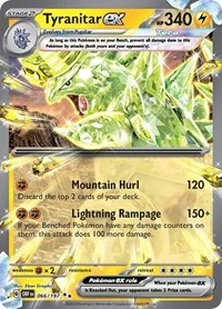 Tyranitar ex | 066/197 | Holofoil | SV03: Obsidian Flames