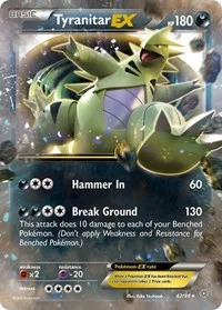 Tyranitar EX | 42/98 | Holofoil | XY - Ancient Origins