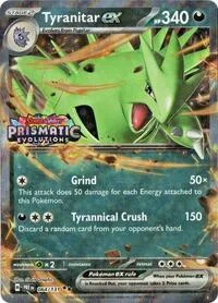 Tyranitar ex (Prismatic Evolutions Stamp) | 064/131 | Holofoil | Miscellaneous Cards & Products