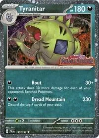 Tyranitar (Paldea Evolved Stamp) | 135/193 | Holofoil | Miscellaneous Cards & Products