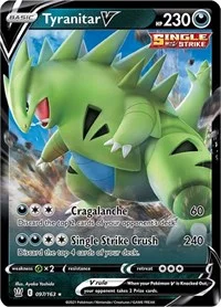 Tyranitar V | 097/163 | Holofoil | SWSH05: Battle Styles Tyranitar V | 097/163 | Holofoil | SWSH05: Battle Styles