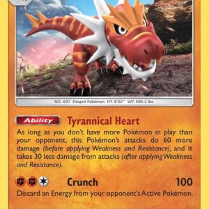 Tyrantrum 69/131 Reverse Holofoil SM – Forbidden Light Tyrantrum 69/131 Reverse Holofoil SM – Forbidden Light
