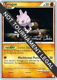 Tyrogue | 2011 (Gustavo Wada) | 33/123 | Normal | World Championship Decks