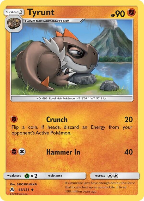 Tyrunt 68/131 Reverse Holofoil SM – Forbidden Light