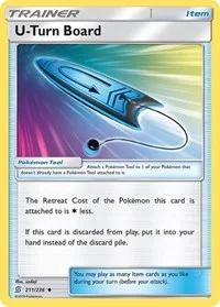 U-Turn Board | 211/236 | Reverse Holofoil | SM - Unified Minds
