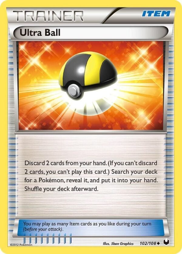 Ultra Ball 102/108 Reverse Holofoil Dark Explorers Ultra Ball 102/108 Reverse Holofoil Dark Explorers