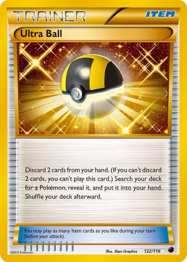 Ultra Ball 122/116 Holofoil Plasma Freeze Ultra Ball 122/116 Holofoil Plasma Freeze