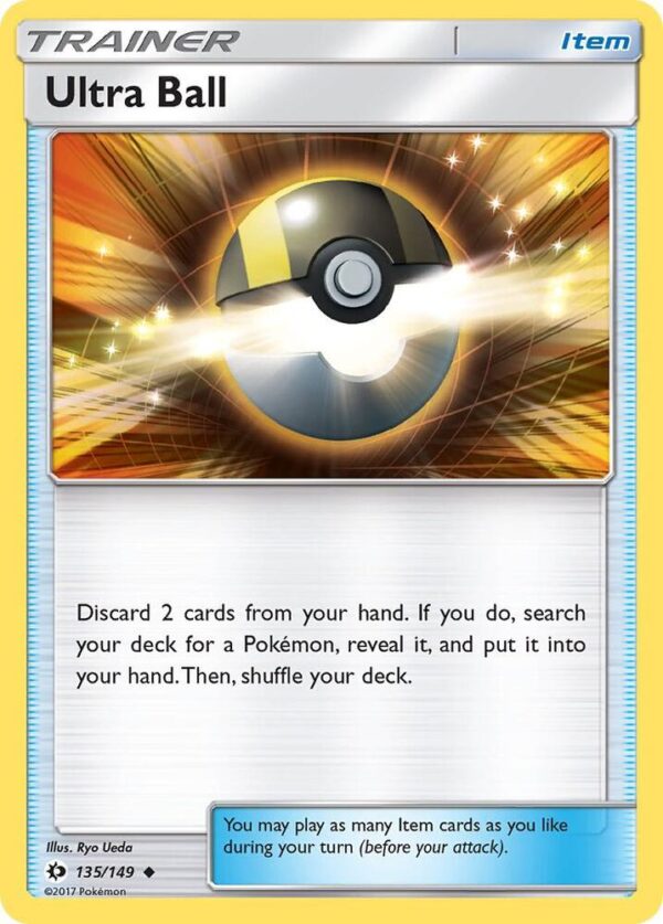 Ultra Ball 135/149 Normal SM Base Set Ultra Ball 135/149 Normal SM Base Set