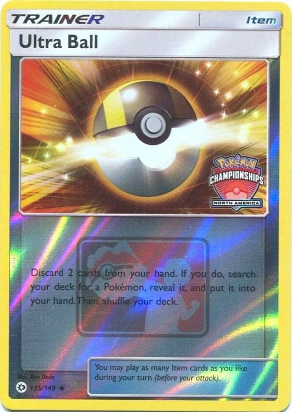 Ultra Ball 135/149 (North America Championships) Reverse Holofoil League & Championship Cards