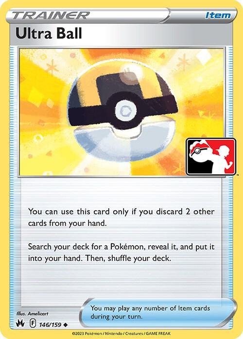 Ultra Ball 146/159 Holofoil Prize Pack Series Cards