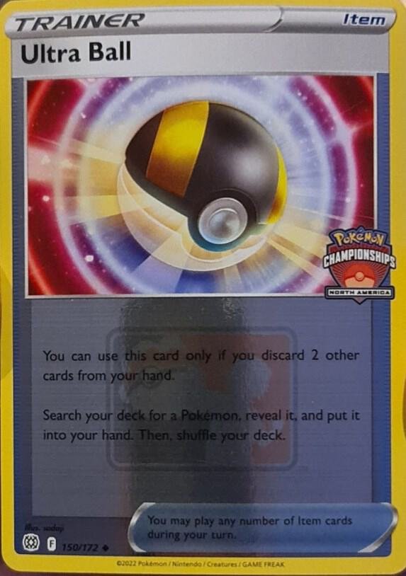 Ultra Ball 150/172 (North America Championships) Holofoil League & Championship Cards Ultra Ball 150/172 (North America Championships) Holofoil League & Championship Cards