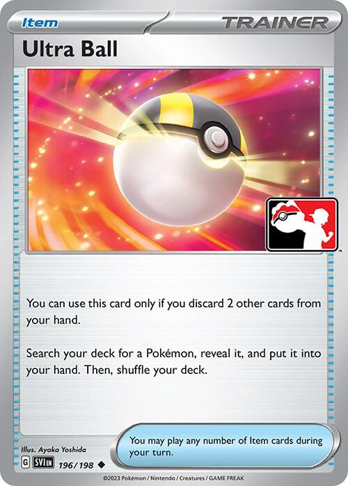 Ultra Ball 196/198 Normal Prize Pack Series Cards