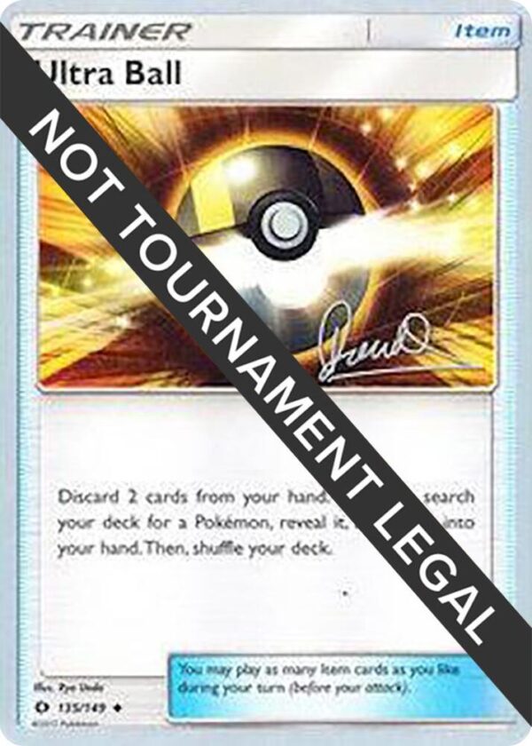 Ultra Ball 2017 (Diego Cassiraga) 135/124 Normal World Championship Decks Ultra Ball 2017 (Diego Cassiraga) 135/124 Normal World Championship Decks