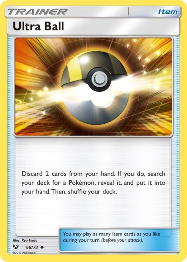 Ultra Ball 68/73 Reverse Holofoil Shining Legends Ultra Ball 68/73 Reverse Holofoil Shining Legends
