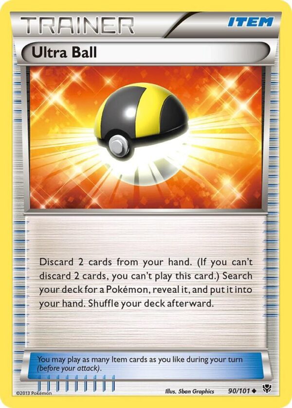 Ultra Ball 90/101 Reverse Holofoil Plasma Blast Ultra Ball 90/101 Reverse Holofoil Plasma Blast