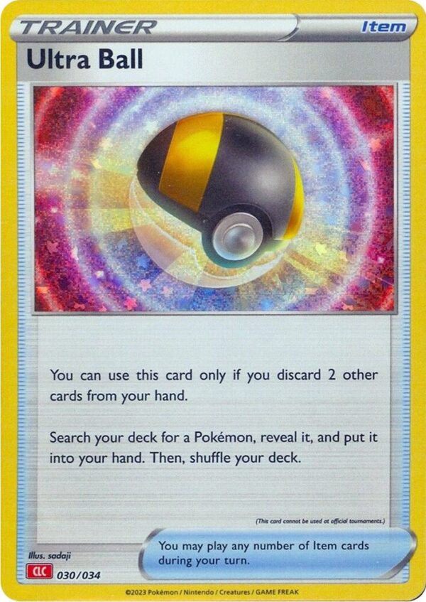 Ultra Ball (CLC) 030/034 Holofoil Trading Card Game Classic