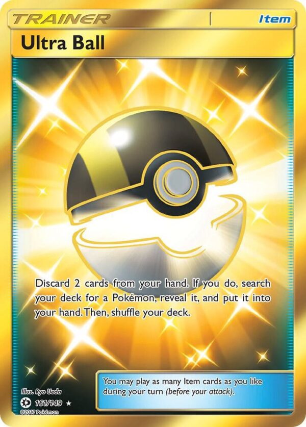 Ultra Ball (Secret) 161/149 Holofoil SM Base Set