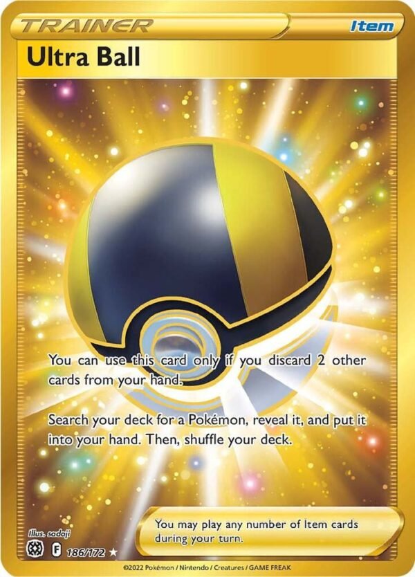 Ultra Ball (Secret) 186/172 Holofoil SWSH09: Brilliant Stars