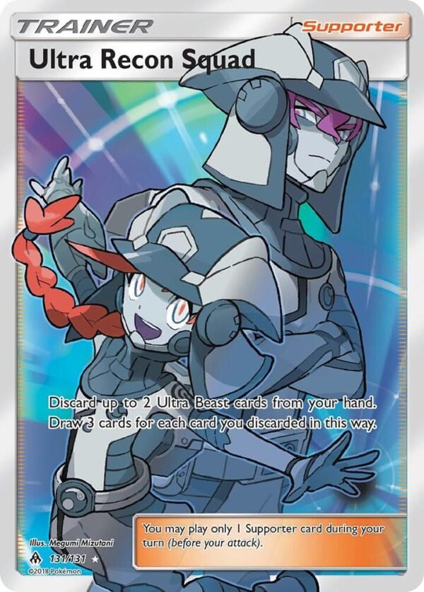 Ultra Recon Squad (Full Art) 131/131 Holofoil SM – Forbidden Light Ultra Recon Squad (Full Art) 131/131 Holofoil SM – Forbidden Light