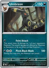 Umbreon | 059/131 | Reverse Holofoil | SV: Prismatic Evolutions Umbreon | 059/131 | Reverse Holofoil | SV: Prismatic Evolutions