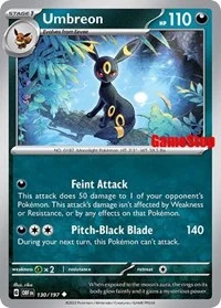 Umbreon | 130/197 (GameStop Exclusive) | Reverse Holofoil | Miscellaneous Cards & Products
