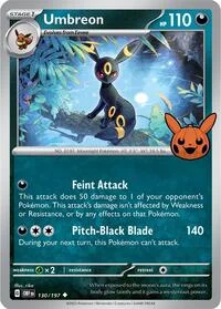Umbreon | 130/197 | Normal | Trick or Trade BOOster Bundle 2024 Umbreon | 130/197 | Normal | Trick or Trade BOOster Bundle 2024