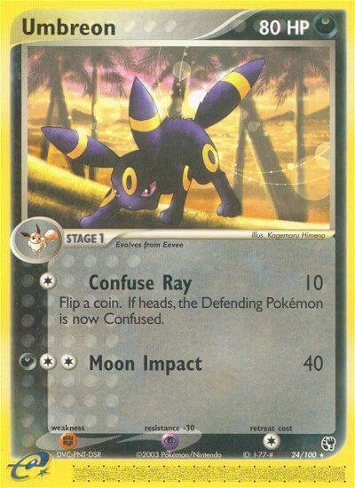 Umbreon 24/100 Reverse Holofoil Sandstorm Umbreon 24/100 Reverse Holofoil Sandstorm