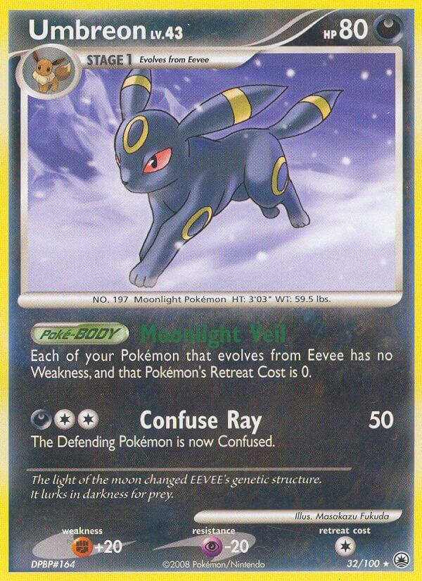 Umbreon 32/100 Reverse Holofoil Majestic Dawn Umbreon 32/100 Reverse Holofoil Majestic Dawn