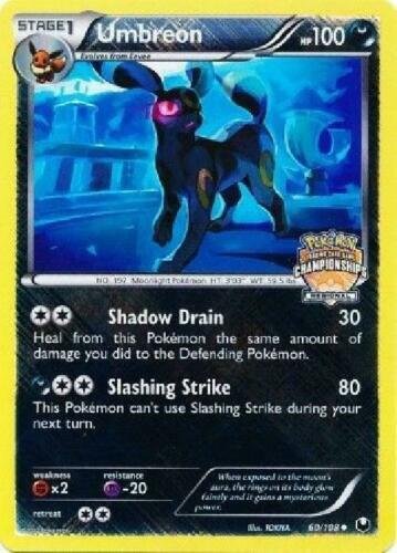 Umbreon 60/108 (Regional Championships) 060/108 Holofoil League & Championship Cards