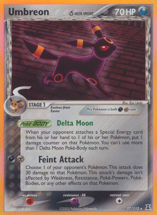 Umbreon (Delta Species) 17/113 Reverse Holofoil Delta Species Umbreon (Delta Species) 17/113 Reverse Holofoil Delta Species