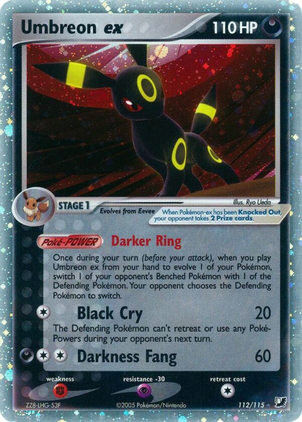 Umbreon ex 112/115 Holofoil Unseen Forces Umbreon ex 112/115 Holofoil Unseen Forces