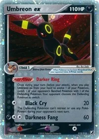 Umbreon ex | 112/115 | Holofoil | Unseen Forces
