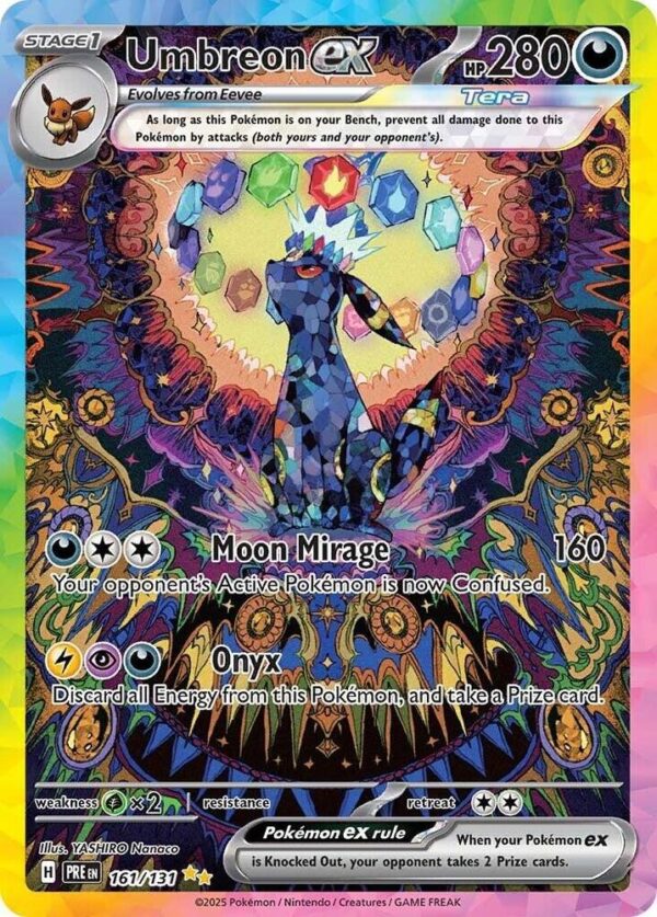 Umbreon ex 161/131 Holofoil SV: Prismatic Evolutions