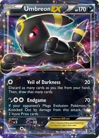Umbreon EX | 55/124 | Holofoil | XY - Fates Collide