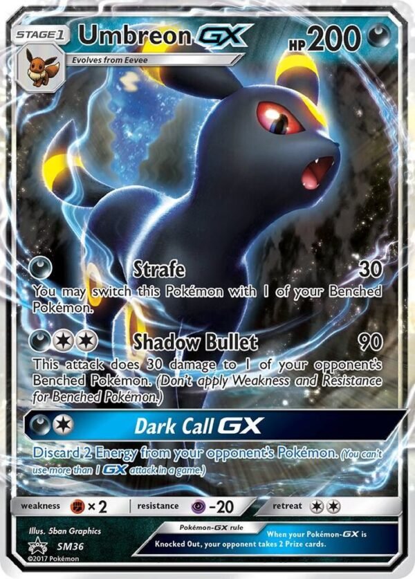 Umbreon GX SM36 Holofoil SM Promos Umbreon GX SM36 Holofoil SM Promos