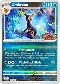Umbreon (Obsidian Flames Stamped) | 130/197 | Reverse Holofoil | Miscellaneous Cards & Products
